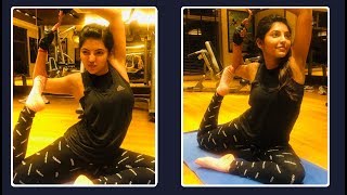 International Yoga Day 2019 : Actress  Athulya Ravi Yoga II Athulya Ravi II TOS