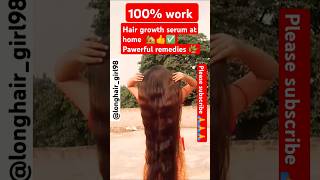 Hair growth serum at home 🏡|| longhairgirl 🧿❤️|| #shorts #ytshorts #youtubeshorts @longhair_girl98