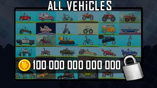 How Many Coins You Need to Upgrade All the Vehicles at Maximum? - Hill Climb Racing