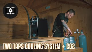 How to connect double tap beer cooler LINDR - using CO2