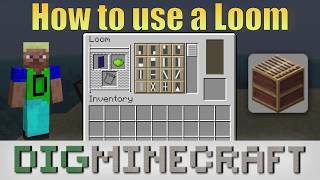 How to use a Loom in Minecraft (Village & Pillage Update)
