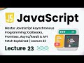 Master Asynchronous JavaScript: Callbacks, Promises & Async/Await | Skills Sikhao