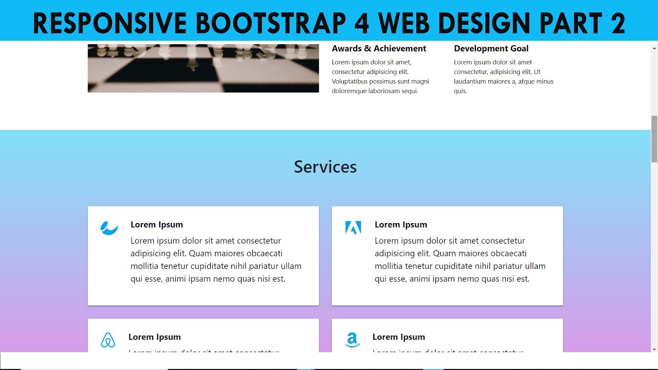 Responsive Bootstrap Web Design Part 2 | Web Design Tutorial | Website ...