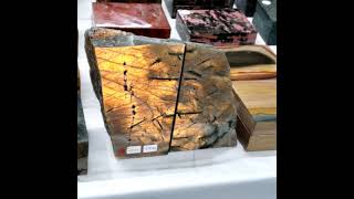 Fire Labradorite Bookends Mined and Made in Madagascar!