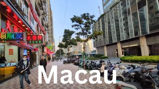 Walking Tour of Macau: Exploring Streets and MGM Casino