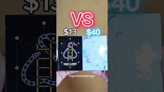 $13 cards VS $40 cards