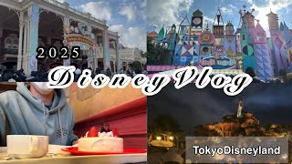 【vlog】1人ディズニーアトラク・パレード満喫してみた！