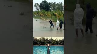 saat banjir kolam jebol warga panen ikan babon #ikan #shorts #shortsvideo #shortvideo #kolamikan