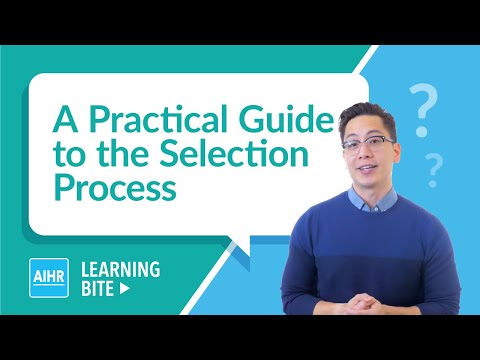 What is the first step for improving the selection decision?