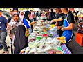 Bazar Ramadan Besut TERENGGANU - Kampung Raja 2024 | Malaysia Iftar Bazar Tour #food #ramadanbazar