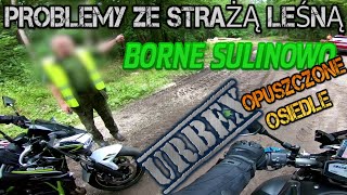 URBEX na Motocyklach. Najbardziej tajemnicze miasto w Polsce, afera w lesie. BORNE SULINOWO,KŁOMINO