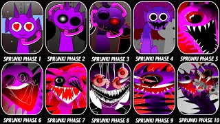 Phase 1 VS Phase 2 VS Phase 3 VS Phase 4 VS Phase 5 VS Phase 6 VS Phases 7-10 in Incredibox Sprunki!