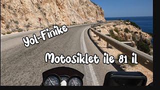 Demre~Finike arası harika koylardan geçiyorum/Suluin Mağarası/Antalya Motosiklet ile Türkiye #151