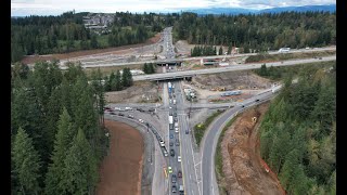 Interstate 90 and SR 18 Highway Interchange Construction