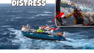 MV EEMSLIFT HENDRIKA IN DISTRESS|RESCUE OPERATION| ACTUAL FOOTAGE| CREW JUMP OVERBOARD