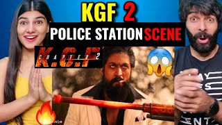 KGF CHAPTER 2 - ROCKYS POLICE STATION SCENE -  Yash, Sanjay Dutt, Srinidhi Shetty, Raveena Kgf 2