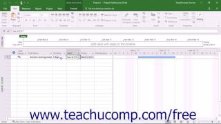 Project 2016 Tutorial Creating Tasks Microsoft Training