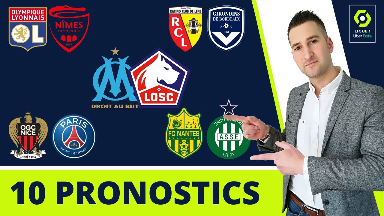 Pronostic Foot : Mes 10 PRONOSTICS ( Ligue 1 ) - YouTube