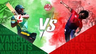 Vancouver Knights vs Montreal Tigers | GT20 Canada Season 1 Match 8 Highlights