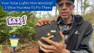 Fix Your Solar Lights - It's Easy \u0026 Will Save You Money ($$$)