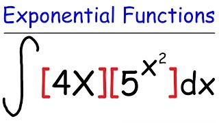 Indefinite Integral of Exponential Functions | Calculus