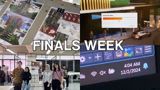 finals week — architecture student