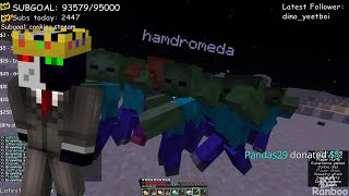 Ranboo vs 1000's of Zombies in Minecraft (05-03-2021) VOD