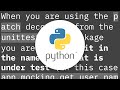 Python Mocking a function from an imported module