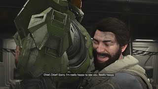 Halo Infinite Master Chief Almost Hugs Echo 216 The Pilot
