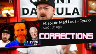 Cyraxx - Correcting Misinformation in Count Dankula's Absolute Mad Lads Video