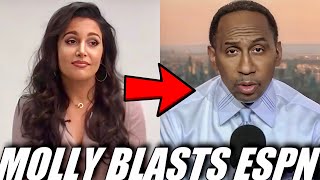 Molly Qerim REACTS To ESPN Departure & Callsout ESPN Stephen A RESPONDS To Molly Qerim LEAVING ESPN!