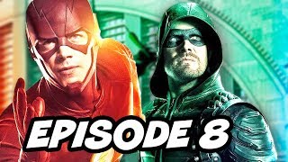 The Flash Season 3 Episode 8 - Arrow Supergirl Legends Crossover Part 2