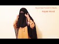 square hijab tutorial for niqabis