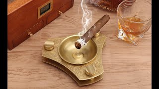 Unboxing: XIFEI Copper Cigar Ashtray for 3 Cigars