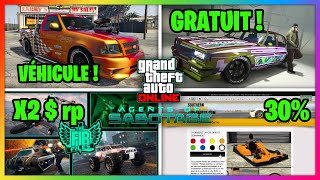 NOUVELLE VOITURE, BONUS, PROMO DE JEUDI 9/01 GTA5 ONLINE !!