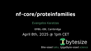 nf-core/bytesize: nf-core/proteinfamilies