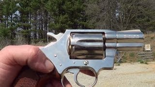 Colt Detective Special 38 Revolver Nickel