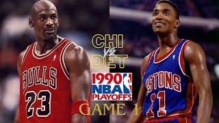 Chicago Bulls Vs Detroit Pistons 1990 Eastern Conference Finals Game 1