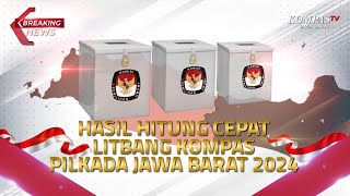 BREAKING NEWS: Quick Count Litbang Kompas Pilkada Jawa Barat 2024