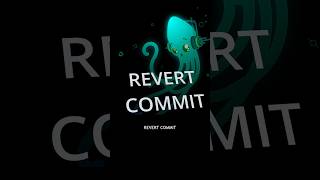 It's too easy! Revert commit with just 2 clicks ✨⏮ #programming #coding #shorts