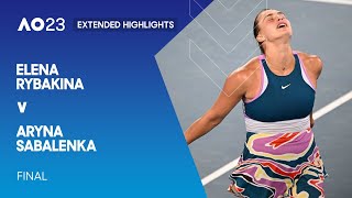 Elena Rybakina v Aryna Sabalenka Extended Highlights | Australian Open 2023 Final