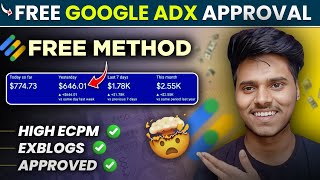 Free Google Adx Approval 2025 | High Ecpm Adx 2025 | Free Adx Aprovel Method