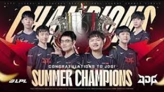 [League of Legends] LPL summer 2022- final game 5 Highlight: JDG vs TES