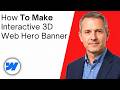 How To Make An Interactive 3D Web Hero Banner With Spline And Webflow
