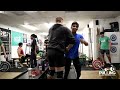 clean u0026 jerk weightlifting max out session with team keep pulling