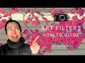 How to set up the ART filter on your camera