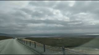 Driving the Golden Circle route to Geysir