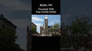 Random US Towns: Butler, PA #shorts
