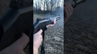 Benelli M4 shooting slugs