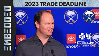 Exclusive Look Behind-The-Scenes Buffalo Sabres 2023 Trade Deadline | Sabres: Embedded